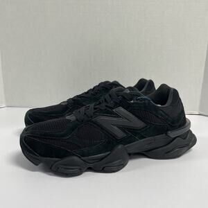 New Balance 9060 Triple Black Suede U9060BPM Size 11 Men Chunky Workout Y2K
